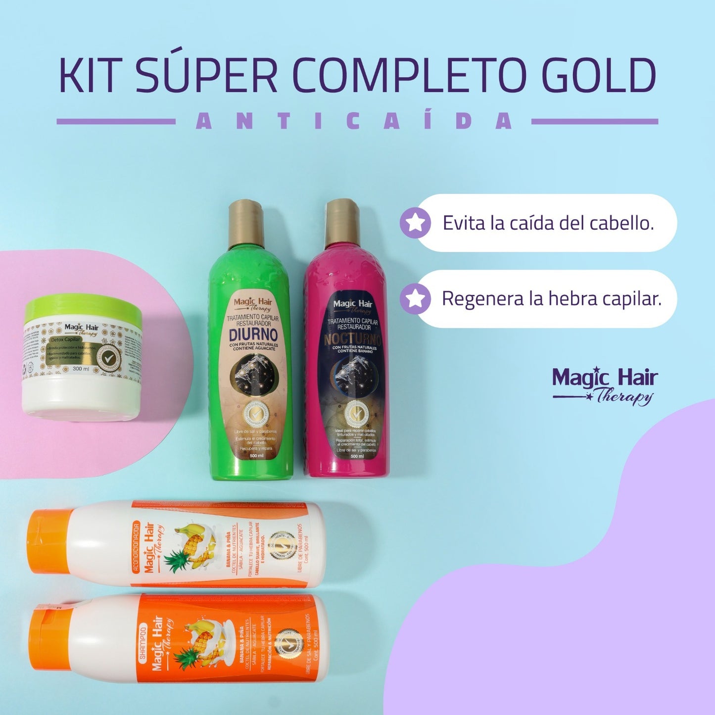 Kit Super Completo GOLD Anticaida
